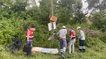 Samsun'da elektrik akımına kapılan kişi hayatını kaybetti