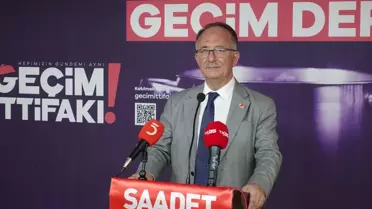 Saadet Partisi Genel Başkan Yardımcısı Kılıç, İzmir'de basın toplantısı düzenledi