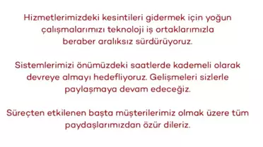 Akbank'tan kesintiye ilişkin yeni açıklama