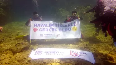 Hayali gerçek oldu; Tarladan denize