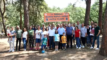 Dünya nüfus gününe özel nüfus müdürlüğünden piknik etkinliği