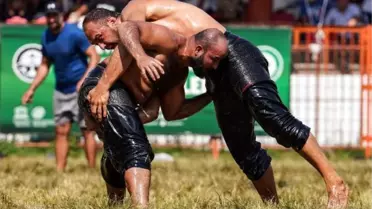 Historical Kırkpınar Oil Wrestling was held in Edirne