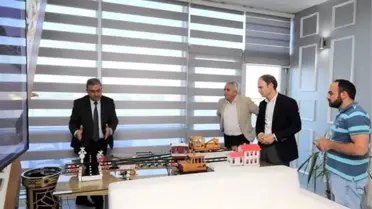 Dumlupınar tren istasyonu modernizasyon çalışmaları görüşüldü