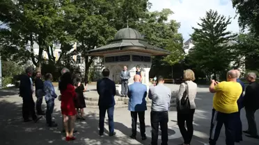 Viyana'da tadilatı tamamlanan Yunus Emre Çeşmesi yeniden hizmete açıldı