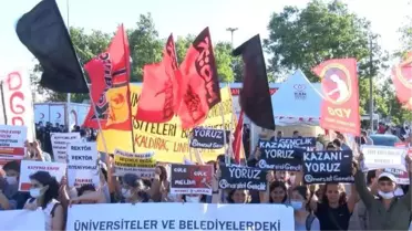 KADIKÖY'DE BOĞAZİÇİ'NDE REKTÖRLÜK SEÇİMİ EYLEMİ