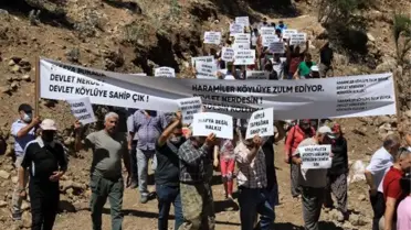 MAHALLE HALKININ AĞAÇ KATLİAMINA İSYANI