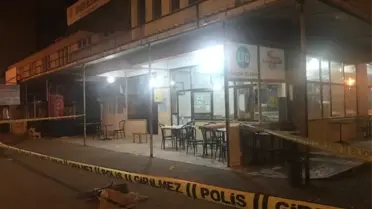 Son dakika haber... Kahvehanede oturanlara silahlı saldırı: 1 öldü, 3 yaralı