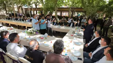 Aksaray'da bayramlaşma töreni düzenlendi