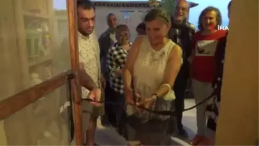 Sanatçıların köyünde sanat evi ve sergisi açıldı