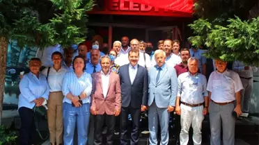 Yücel Yılmaz'dan yeni başkan Burhan Karışık'a ilk ziyaret