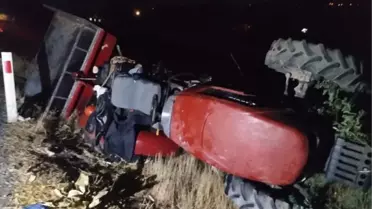 Son dakika haber | Otomobil traktöre çarptı: 3'ü çocuk 9 yaralı