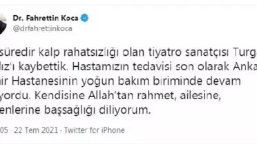 Tiyatro sanatçısı Turgay Yıldız hayatını kaybetti (2)