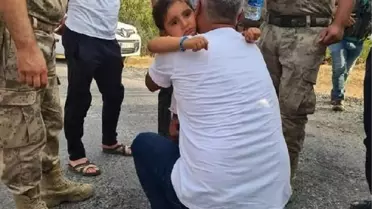 Kaybolan 3 yaşındaki Hazal'ı jandarma dağlık alanda buldu