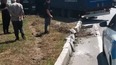 Samsun'da tırın çarptığı sepetli motosikletin sürücüsü hayatını kaybetti