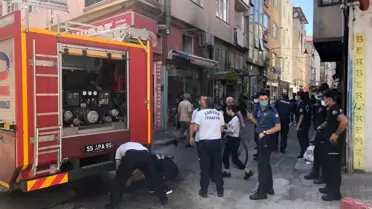 Samsun'da tek başına faciayı önledi