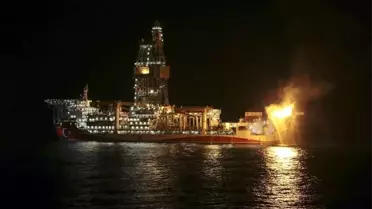 Fatih Sondaj Gemisi yeni tespit kuyusu Türkali-4'te sondaja başladı