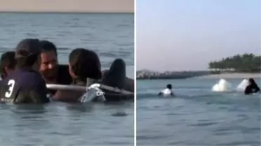 Dubai Veliaht Prensi Maktum, BAE Hava Sporları Federasyonu Başkanı Neyadi'yi boğulmaktan kurtardı