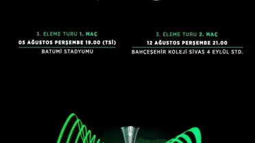 Sivasspor'un Batumi ile yapacağı maçların saati belli oldu