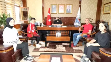 Başkan Şayir, başarılı sporcuları ağırladı