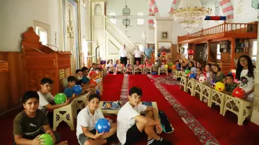 Hayrabolu Belediye Başkanı İnan, Yaz Kur'an Kursu öğrencilerini ziyaret etti