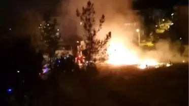 Kışlanın yanında ateş çıkaran şüpheli tutuklandı