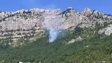 Son dakika haberleri | Feke'de aynı yerde orman yangını çıktı