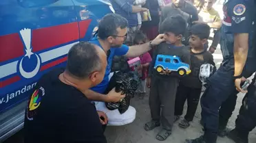 Son dakika haber! Saraykent'te mevsimlik tarım işçilerinin çocuklarına yardım