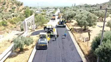 Aydın'da eşzamanlı çalışmalarla yollar yenileniyor