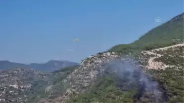 Dalaman Havalimanı yakınlarında çıkan orman yangını kontrol altına alındı