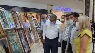 Demirköylü kursiyerlerden el sanatları sergisi