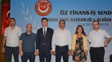 Öz Finans İş Sendikası Genel Başkanı Eroğlu, Adana'da olağan genel kurula katıldı