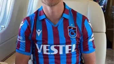 Son dakika haberleri... Trabzonspor'un transfer görüşmeleri yaptığı Andreas Cornelius kente geldi