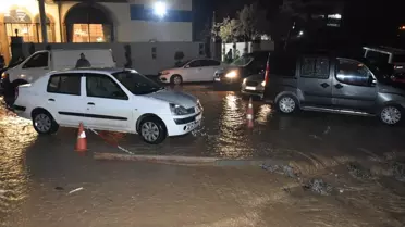 Sağanak su baskınlarına neden oldu