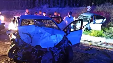 Son dakika: Manisa'da otomobiller kafa kafaya çarpıştı: 1 ölü, 3 yaralı