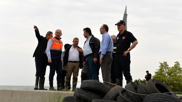 Son dakika haberi | Bakan Karaismailoğlu afet bölgesini havadan inceledi