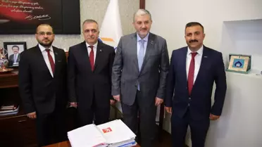 MÜSİAD Genel Başkanı Kaan Tokat TSO Başkanı Çelik'i ziyaret etti