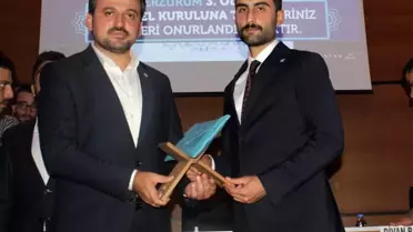TÜGVA'nın Erzurum Temsilciliği'ni Erhan Bayrak devraldı