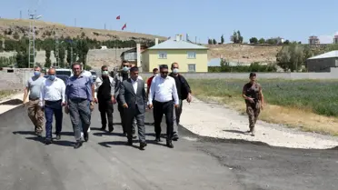 Van Büyükşehir Belediyesi Genel Sekreteri Çelikel, Erciş'teki çalışmaları denetledi