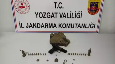 Yozgat'ta 20 parça tarihi eser ele geçirildi, 1 kişi gözaltına alındı