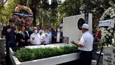 Süleyman Seba vefatının 7'nci yılında kabri başında anıldı