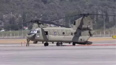 Orman yangınlarının ardından soğutma çalışmaları için ABD'den 2 helikopter geldi
