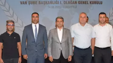 Öz Finans İş Sendikası Genel Başkanı Eroğlu, Van'da olağan genel kurula katıldı