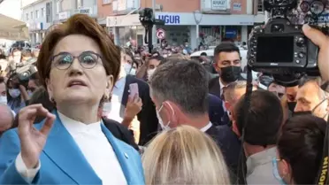 Akşener'in ziyaretinde arbede! Partililer, duydukları sözün ardından çileden çıktı