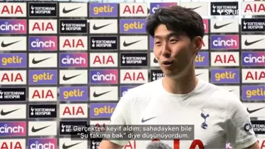 Son, Tottenham'ın Manchester City Zaferi Sonrası Konuştu: 'Bu takımla gurur duyuyorum!'