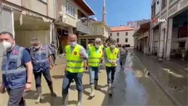 TOKİ, Bozkurt'ta esnafın yaralarını sarmaya başladı
