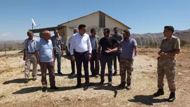 Keban Kaymakamı Akbulut, incelemelerde bulundu