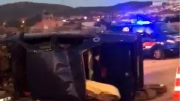 Tavşanlı'da trafik kazası: 2 yaralı