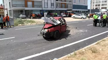 Konya'da otomobiller çarpıştı: 2 yaralı