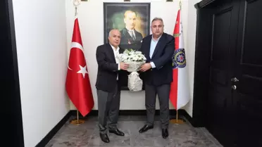 Son dakika... AA Adana Bölge Müdürü Firik'ten, Mersin Emniyet Müdürü Aslan'a hayırlı olsun ziyareti