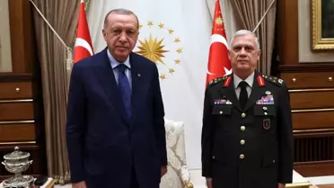 Son dakika haberi | Cumhurbaşkanı Erdoğan, emekliye ayrılan Orgeneral Dündar'ı kabul etti